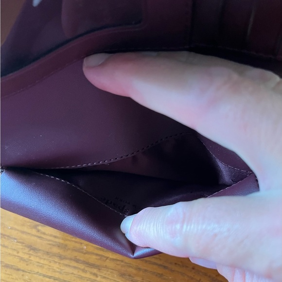Kate Spade Deep Purple Leather Wallet. EUC - Picture 7 of 8